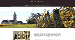 Desktop Screenshot of beaulieu-freres.com